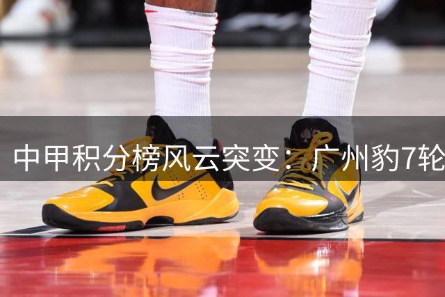 中甲积分榜风云突变：广州豹7轮不败领跑 深圳队跌至第三